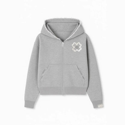 Venus Haven Zip Up Hoodie – Oversized Casual Streetwear Hoodie